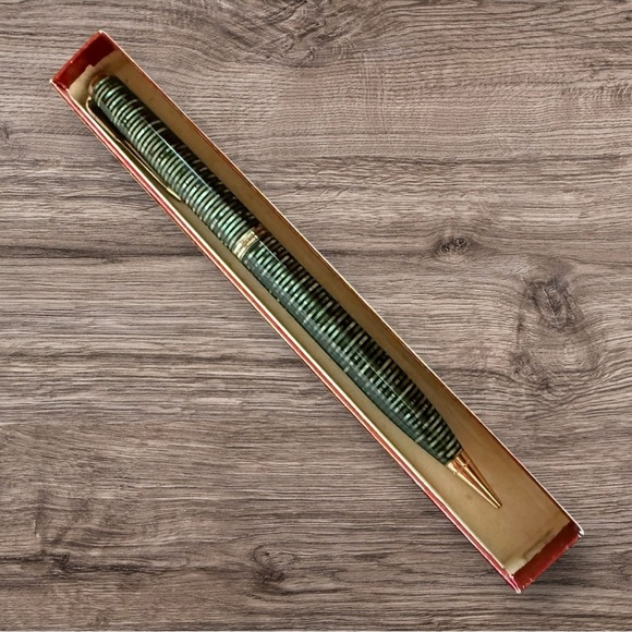 Vintage Parker Vacumatic Senior Maxima Emerald Pearl Mechanical Pencil - 1940’s - Picture 3 of 5